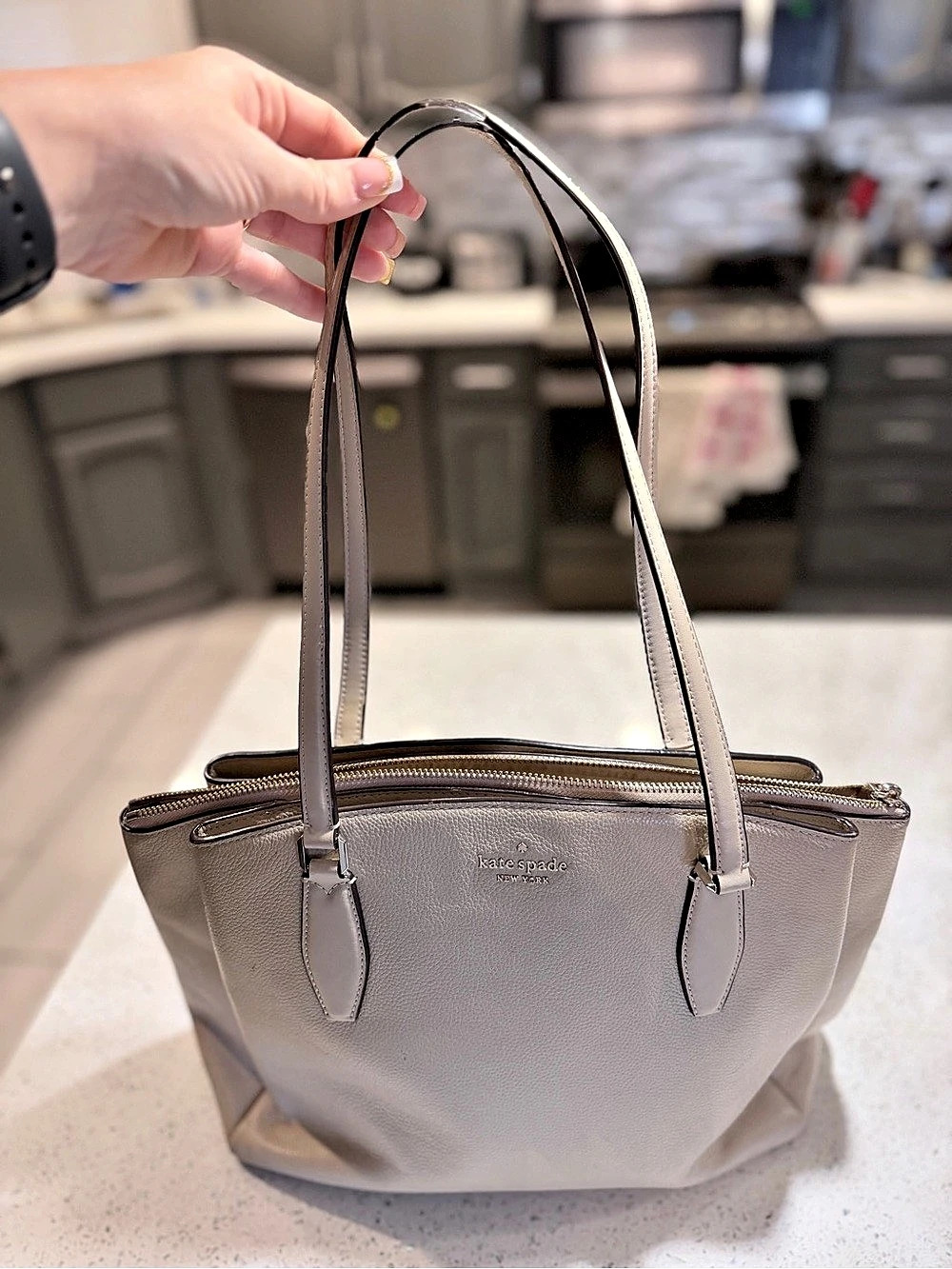 Kate Spade Tote Bag in Gray